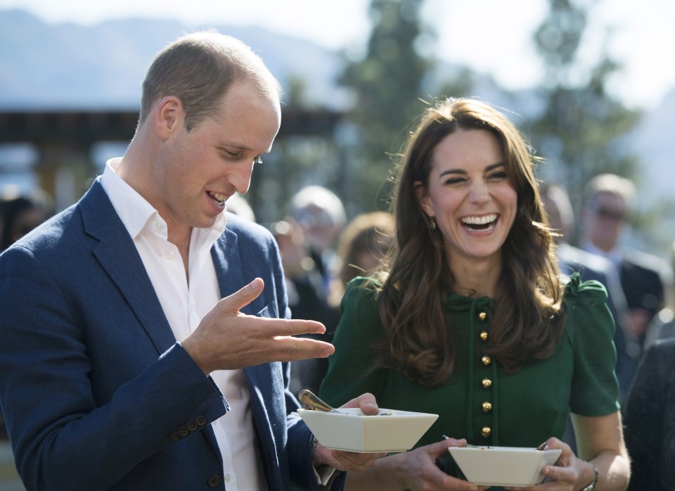 The couple described the "unusual" taste and texture of their impromptu meal yesterday
