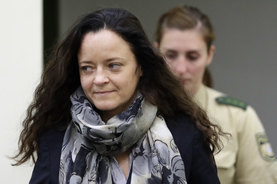 Terror suspect Beate Zschaepe arrives at