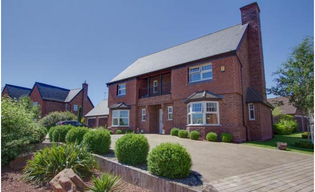 5-bed marital home in a gated estate in Crewe, worth £600k