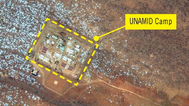 Imagery from May shows the dramatic increase in tent structures around the camp