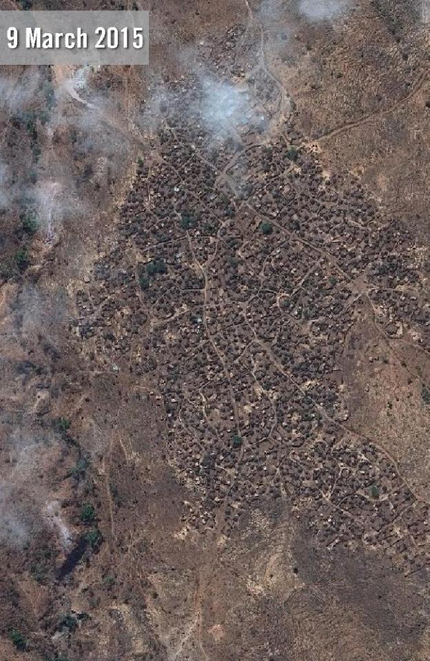 Village of Karmal pictured before the attack in March 2015