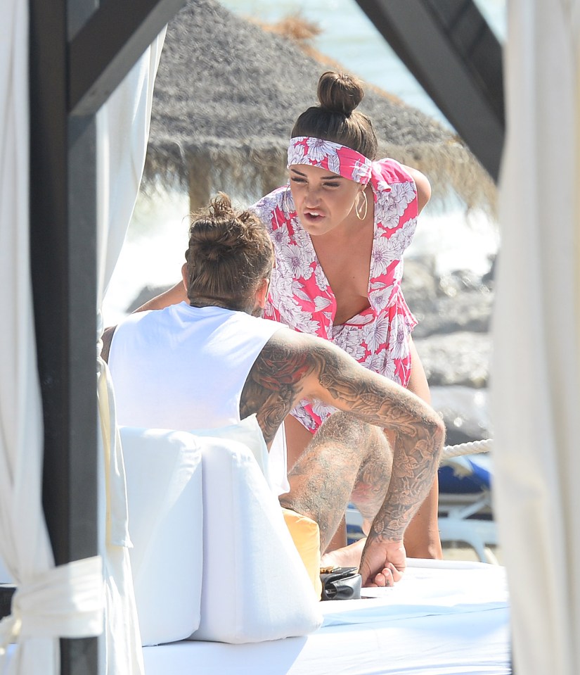 Megan looked utterly enraged as she confronted Pete about The Sun's story 