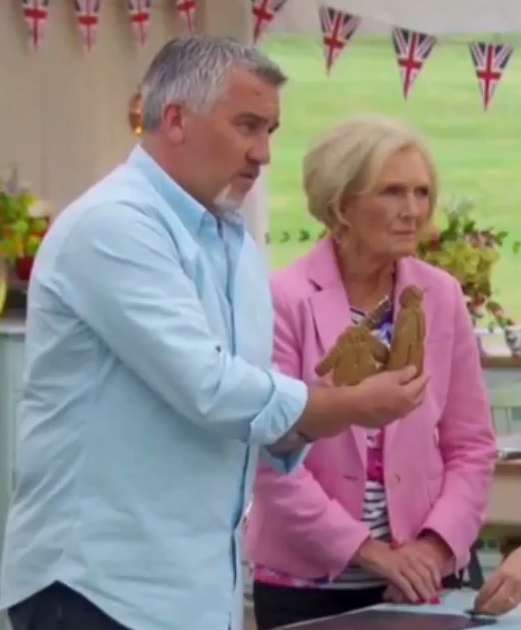 The judge picked up Val's creation - which was a model of her sister