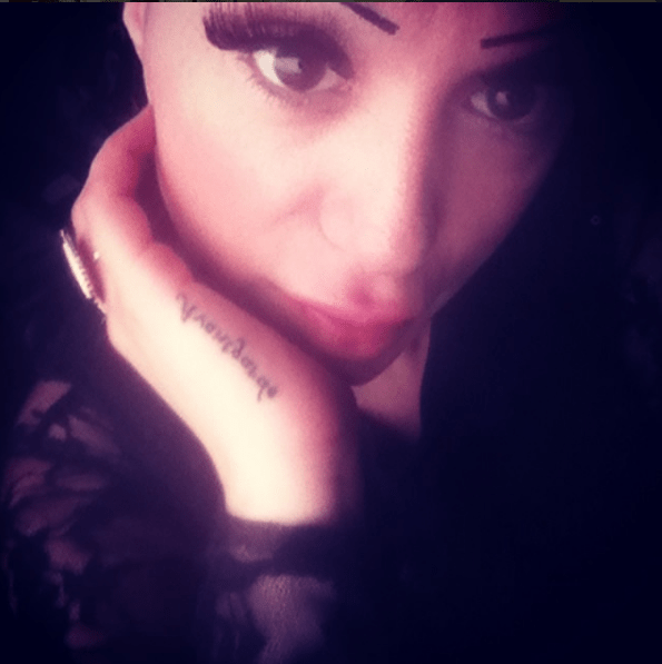 Sada pouts for the camera in this subtle selfie 