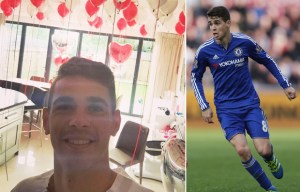 Chelsea star Oscar tweets lonely picture showing him celebrating his 25th birthday all by himself