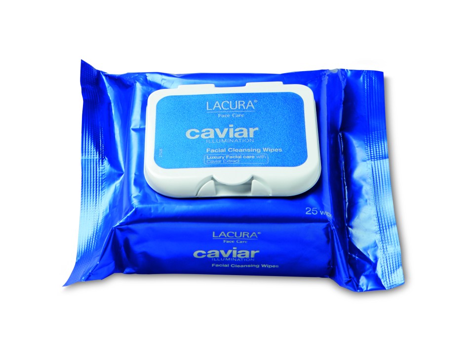 The face wipes are part of the range being restocked in Aldi stores next week