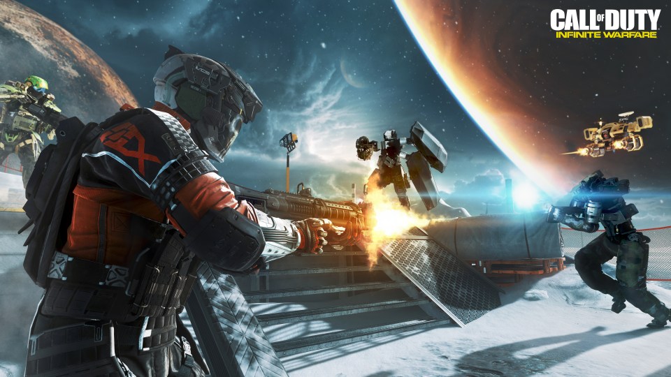 The game is set in space, where players must help defeat humans who have run riot 