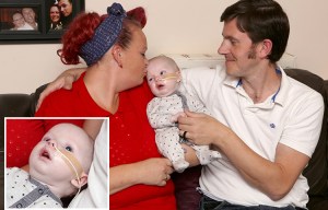Devastated parents told their baby boy was BORN with terminal cancer