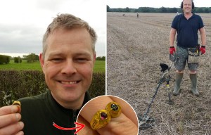 Amateur treasure hunter stumbles across rare £20,000 Tudor ring with basic eBay metal detector