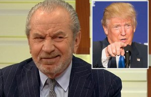 Alan Sugar hits back at Donald Trump's claims that he was too POOR to host The Apprentice
