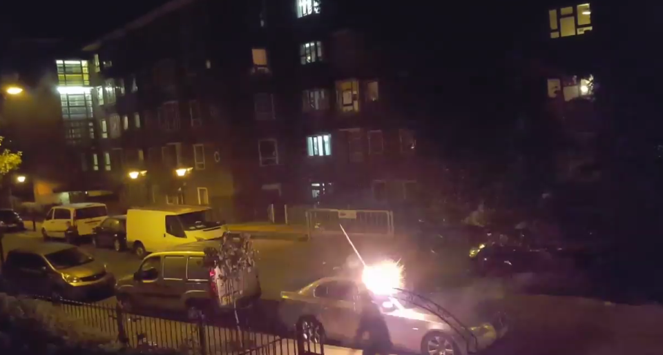 The youths fired fireworks on the streets, with concerned community members calling for more to be done