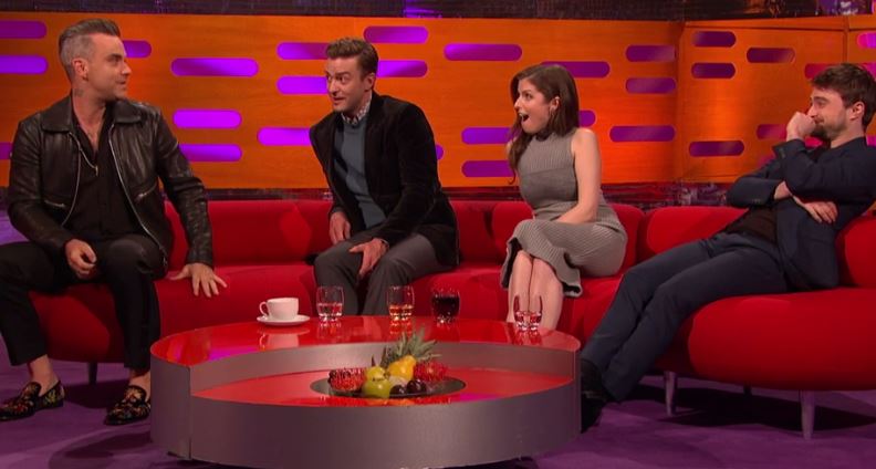 The fellow celebs were left stunned by the story