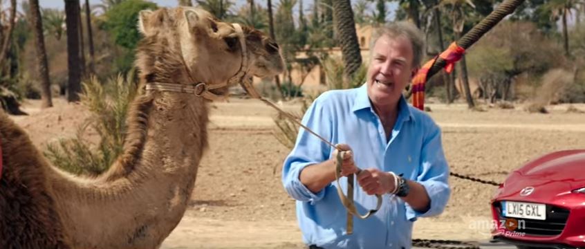 Jeremy even wrestled with a stubborn camel