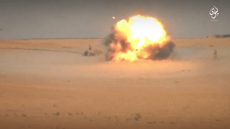 ISIS fighters are facing annihilation and using every technique possible, including using animals 