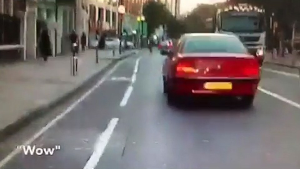 The keen cyclist shared the video, saying he was afraid of drivers like the one shown in the video