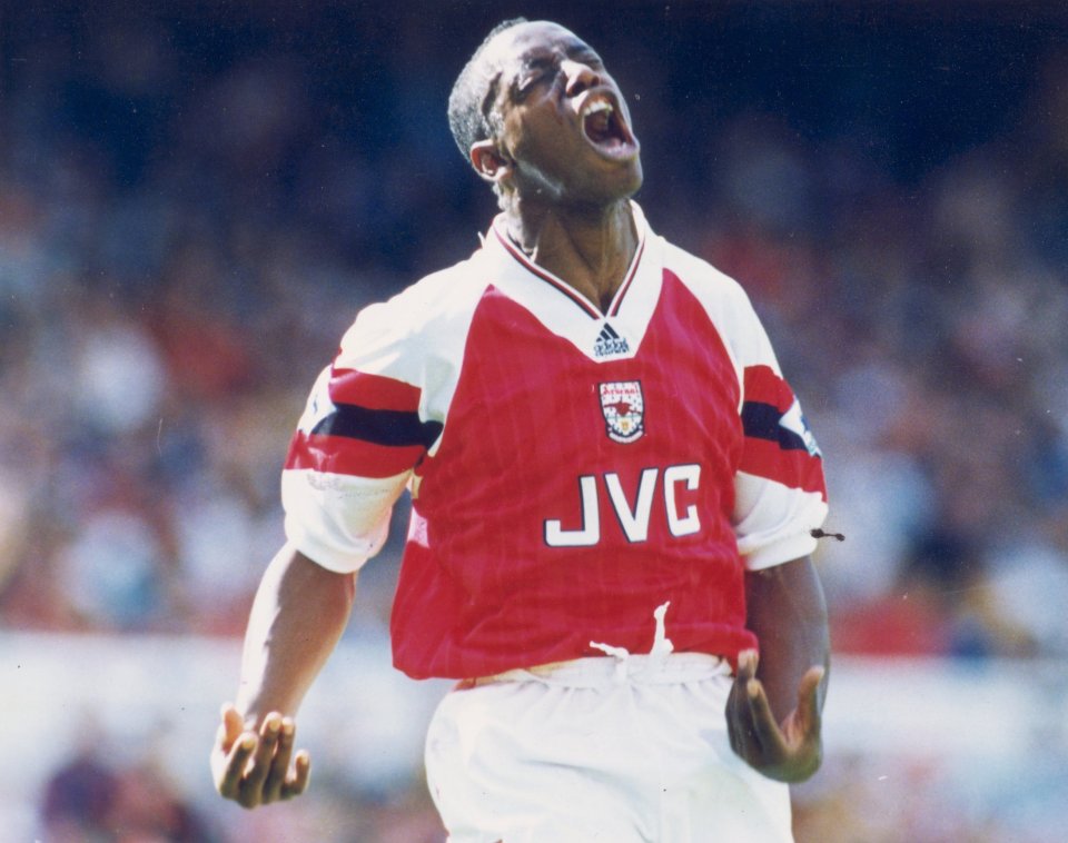 Ian Wright's spell at Arsenal bore plenty of fruit for the England man