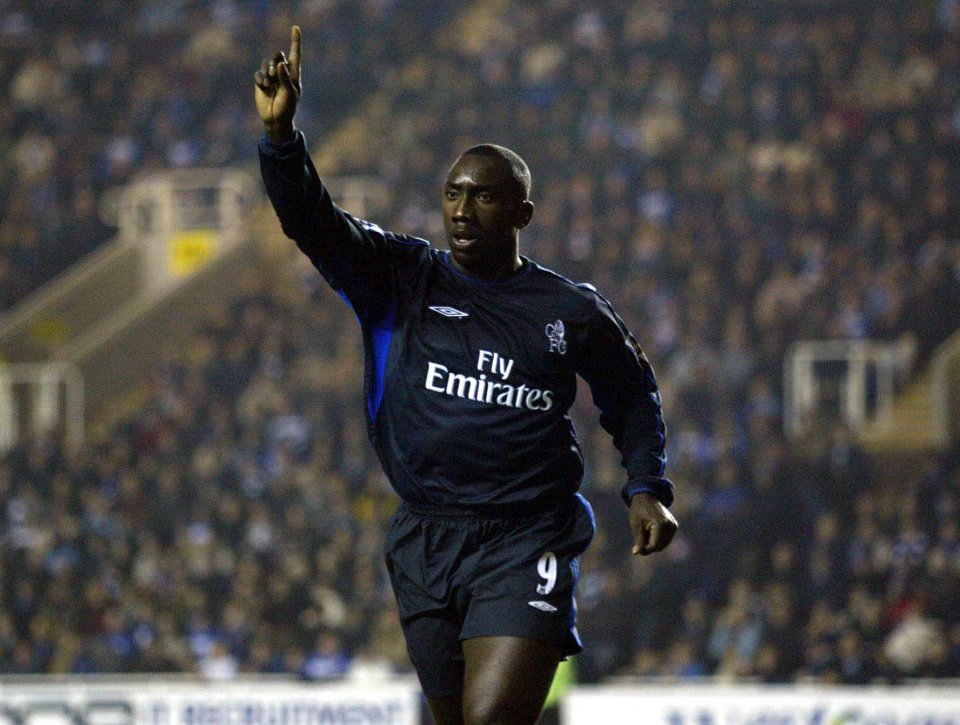 Jimmy-Floyd Hasselbaink got his hands on two Golden Boot gongs