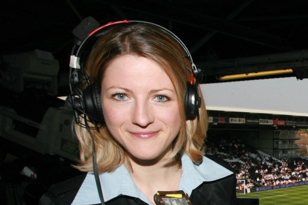 Match of the Day commentator Jacqui Oatley