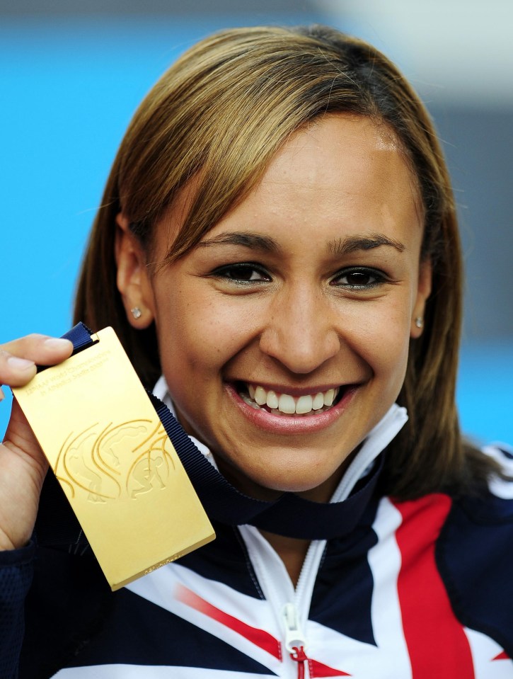 Great Britain's Jessica Ennis with her Gold Medal for winning the Womens Heptathlon during the IAAF World Championships at the Olympiastadion, Berlin. PRESS ASSOCIATION Photo. Picture date: Monday August 17, 2009. See PA story ATHLETICS World. Photo credit should read: John Giles/PA Wire.
