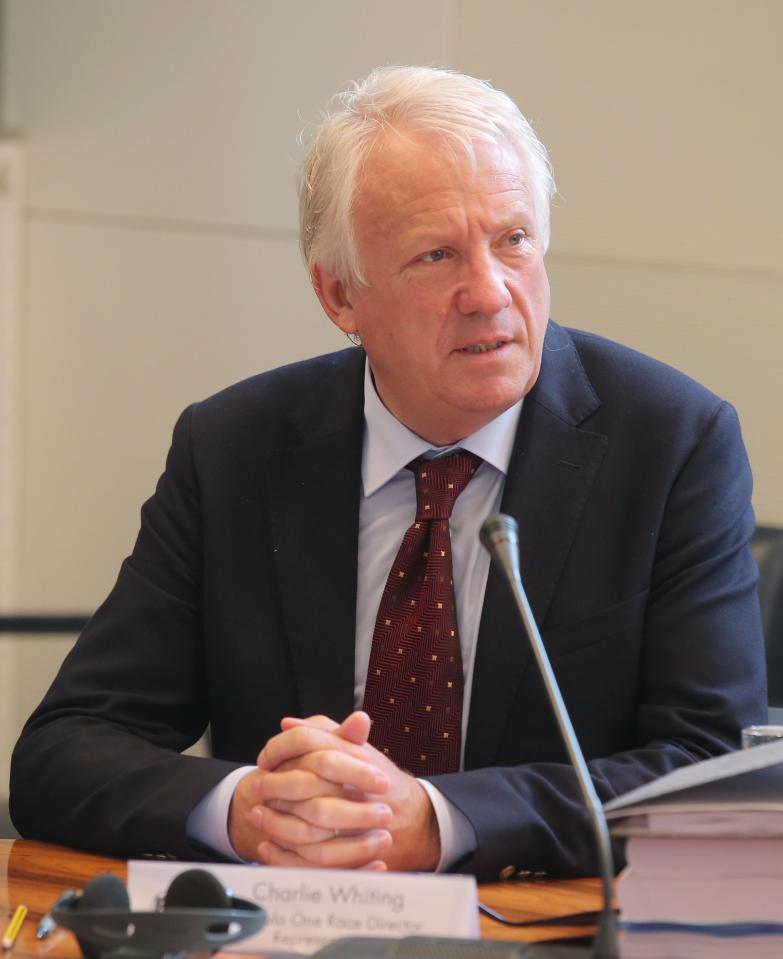 FIA Formula One Race Director Charlie Whiting