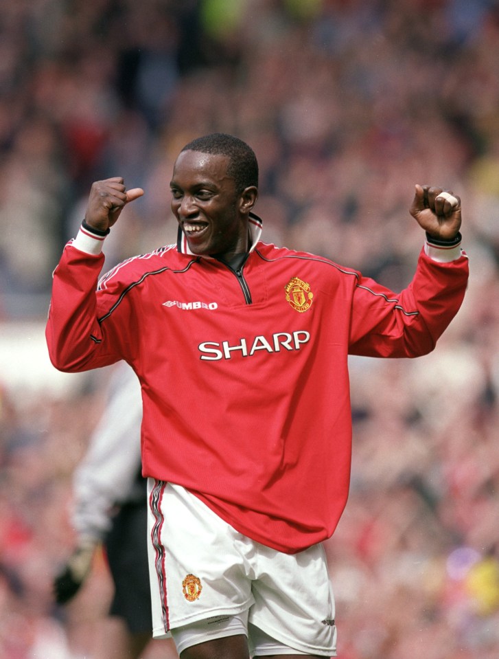 Dwight Yorke combined with Andy Cole to become one of the most feared pairings around