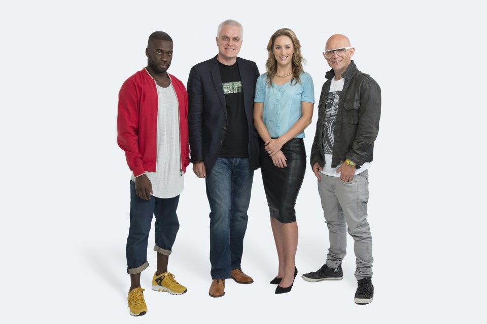 The list was chosen by the presenters of Channel 5's The Gadget Show