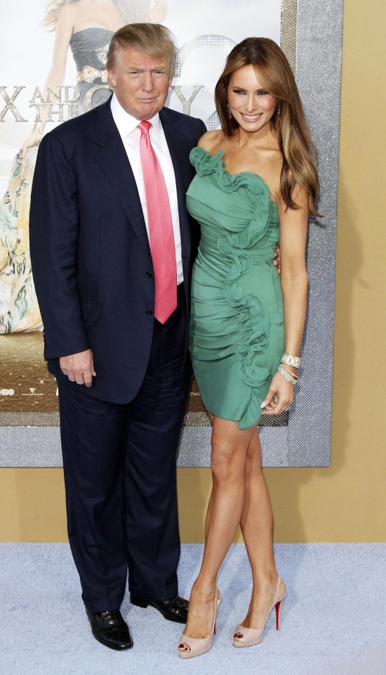 Standing by her man ... Melania's unwillingness to chastise her husband casts the potential First Lady in a bad light