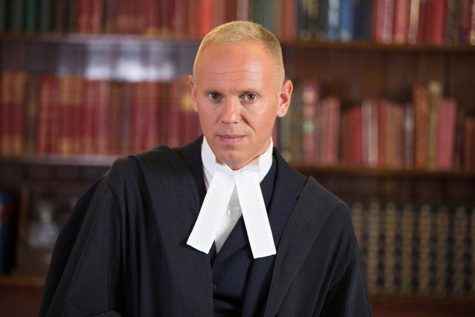 Robert in his usual attire as at TV judge 