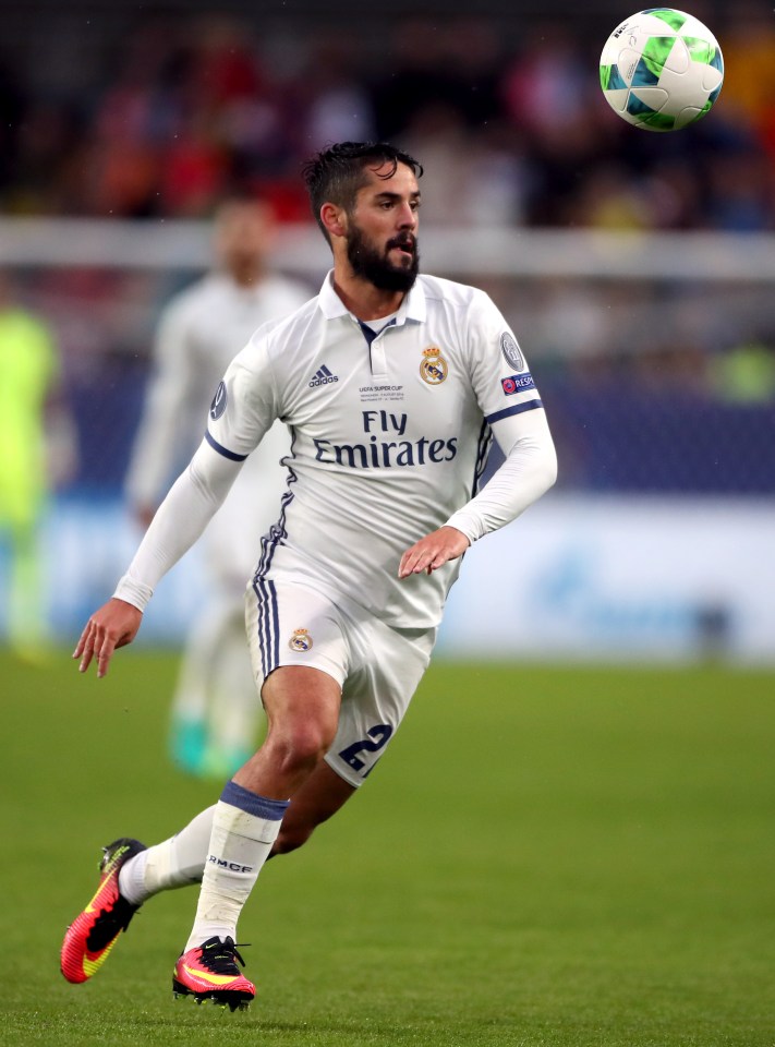 Isco's contract expires in the summer of 2018