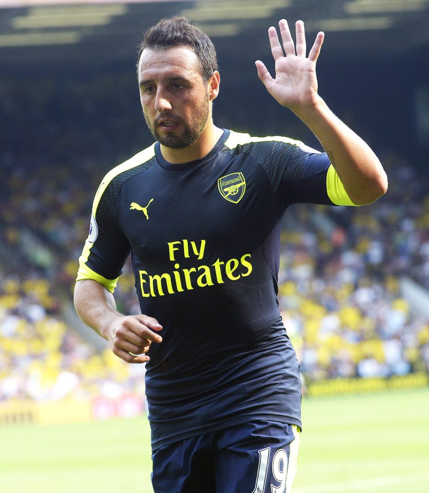 Santi Cazorlas future is not clear either having yet to be offered a new deal 