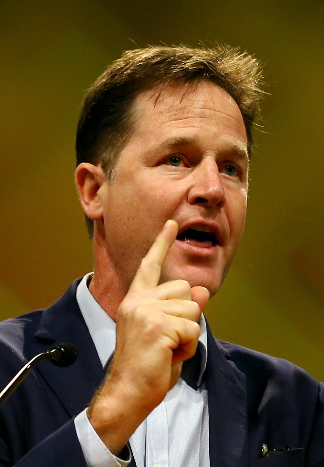 Pro-Europe . . . Lib Dem MP Nick Clegg needs to stop betraying voters
