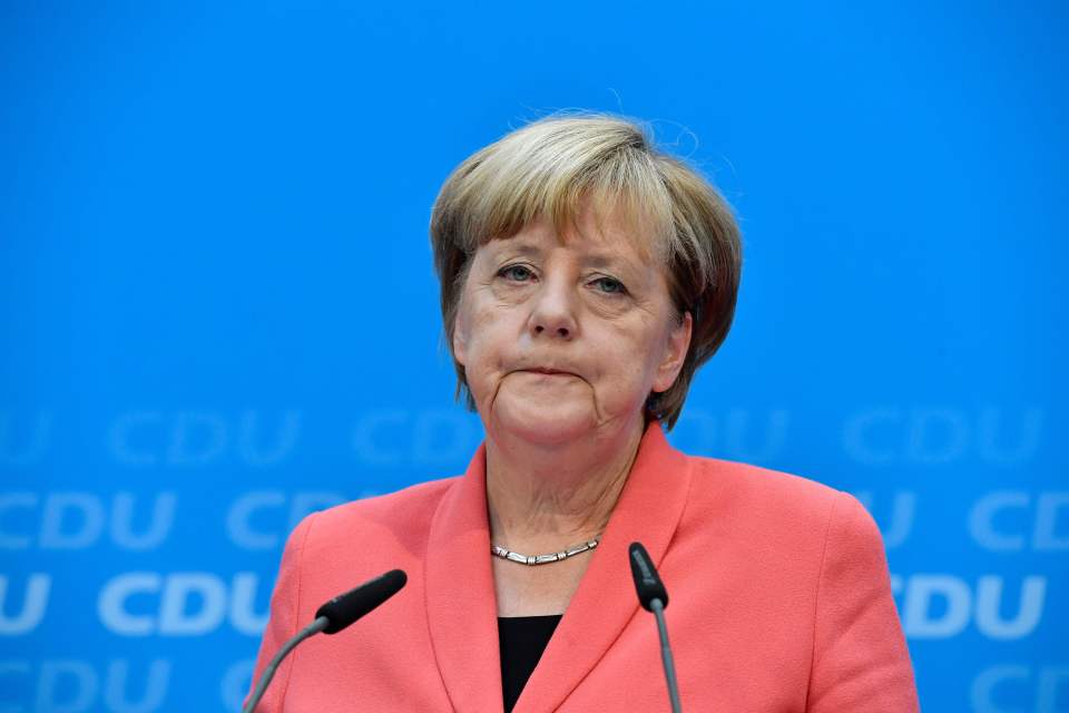 German chancellor Angela Merkel of the C