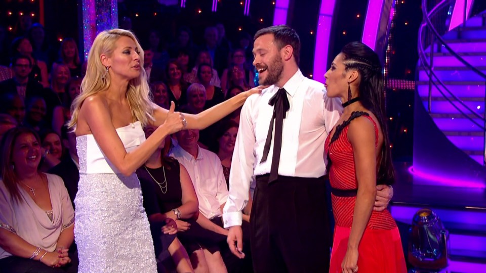 But the couple soon realised they had fierce competition among the other dancers 