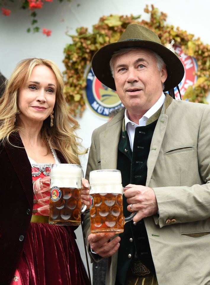 Ancelotti experiencing his first Oktoberfest