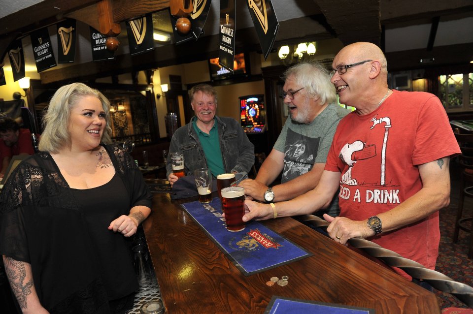 Samantha is landlady of a pub in Yorkshire
