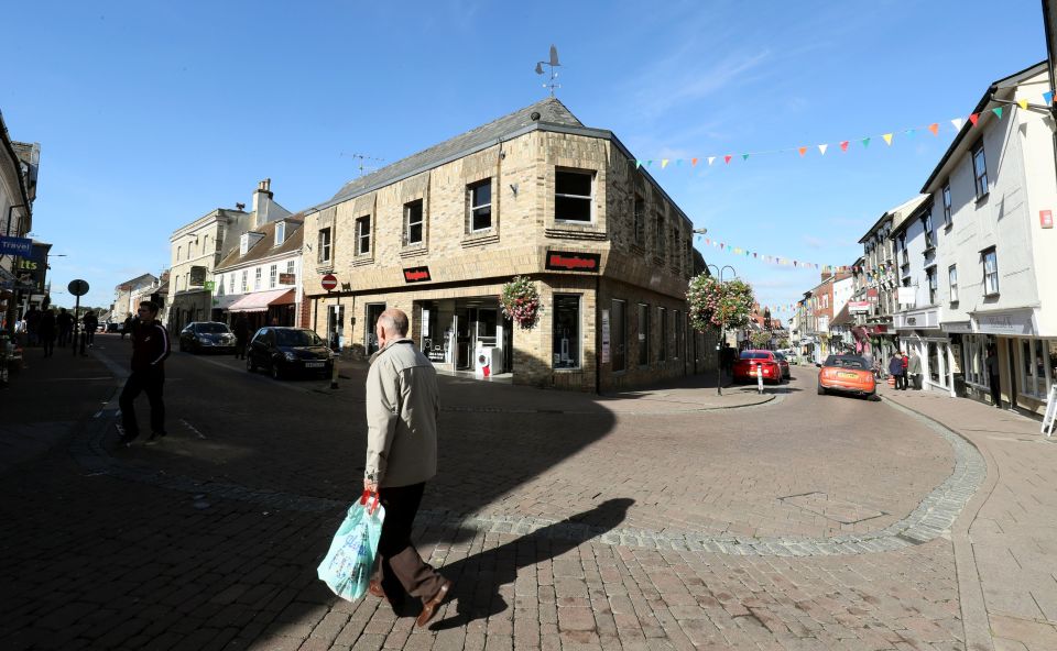Last seen . . . pub outside of which Corrie was seen on CCTV