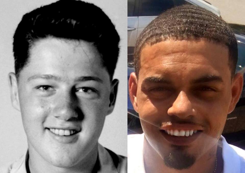 The Facebook page is filled with pictures claiming to show the similarity between Danney and his alleged father