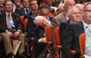 Conservative activists can't keep their eyes open as party conference turns into snoozefest