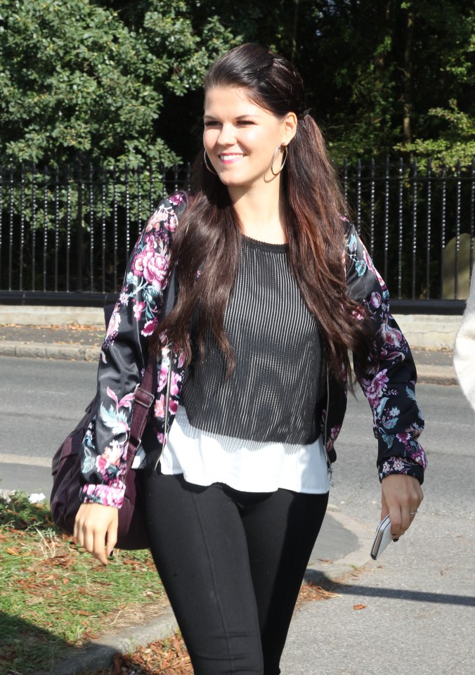 Saara Aalto beamed as she arrived at the house this afternoon