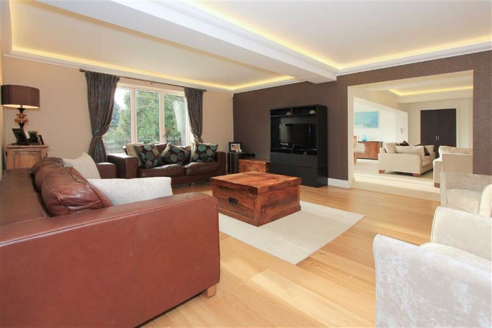 The house also has two living rooms - which the housemates have been having movie nights in! 