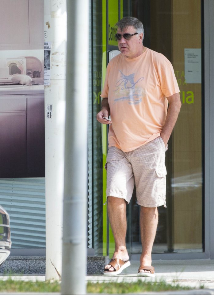 On the losing side . . . Sam Allardyce is in need of a new loan signing in Costa Blanca