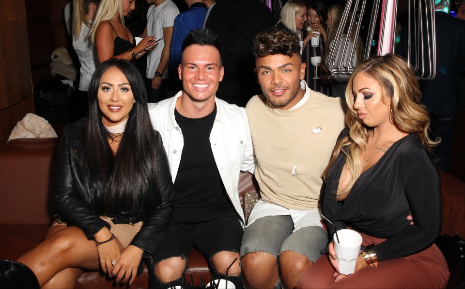 She was joined by Geordie Shore co-stars including Sophie Kasaei, Joel Corry and Nathan Henry