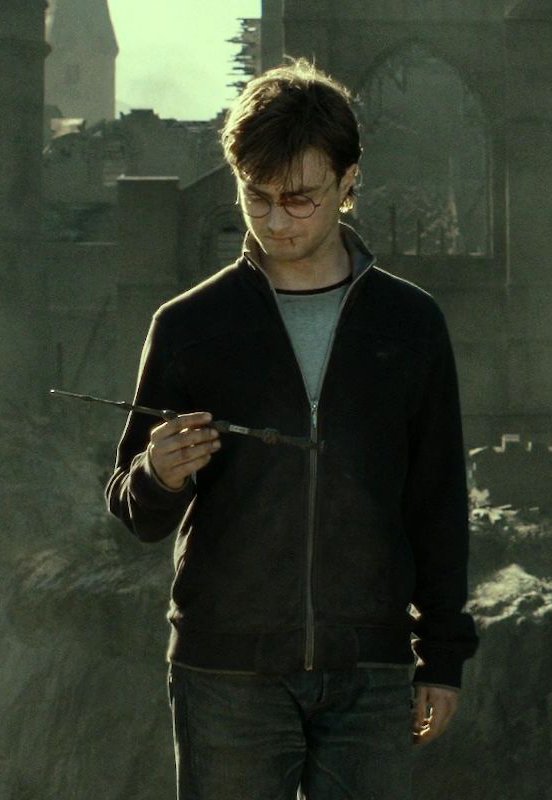 How did Harry come to win the wand?