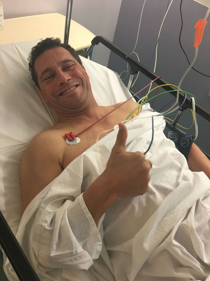 Steven Woolfe in hospital