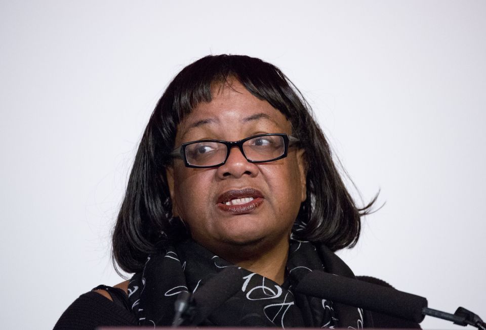 Shadow Home Secretary Diane Abbott 