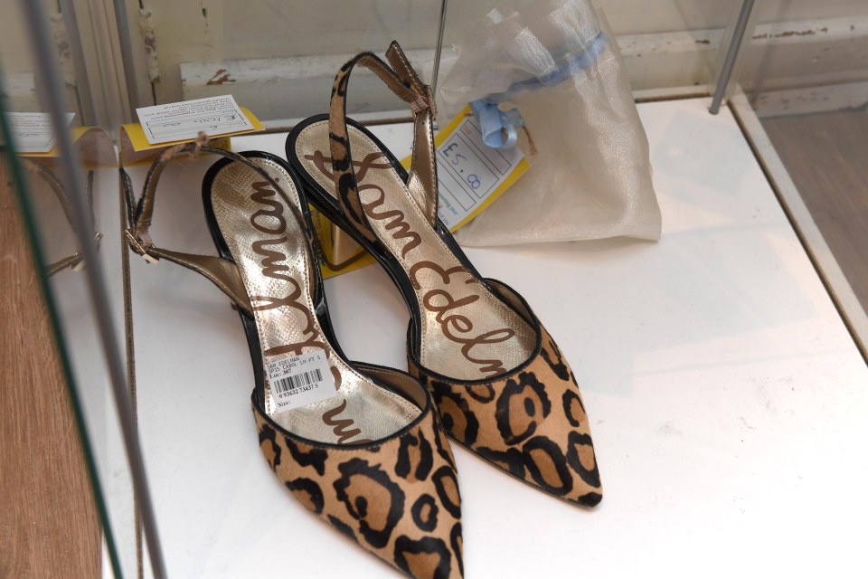 Joan Collins donates clothes to Shooting Star Chase charity shop