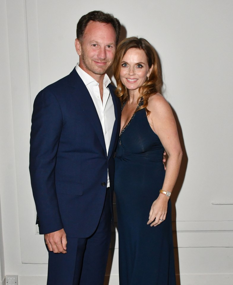Geri attended the awards with her husband Christian