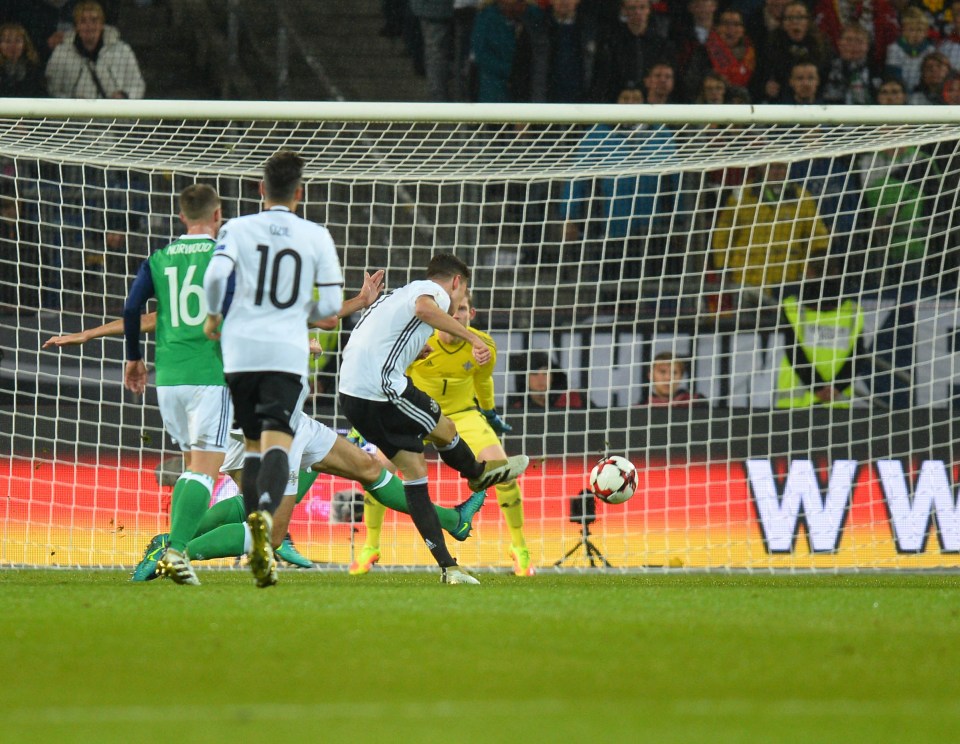 Julian Draxler puts Germany in front