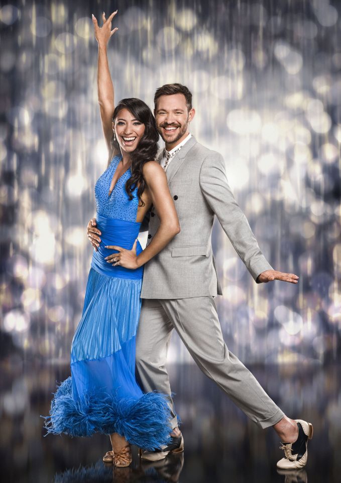 His dance partner 