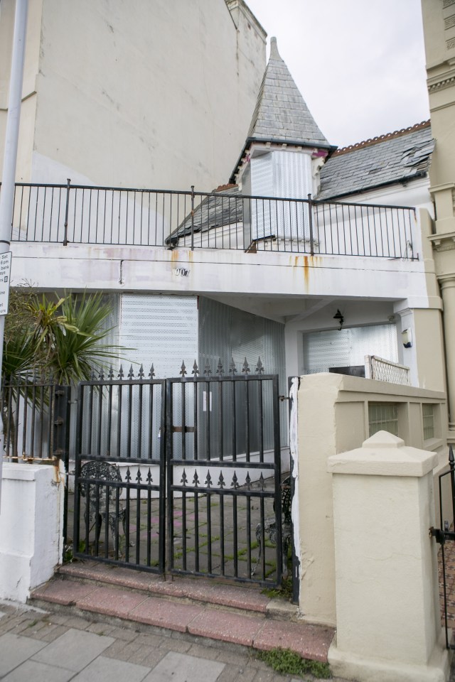It has been painted white since she moved out
